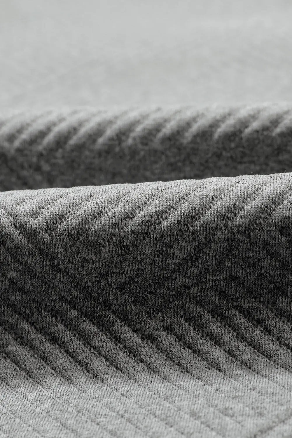 Grey Solid Textured Flap Pocket Buttoned Shacket - eAura