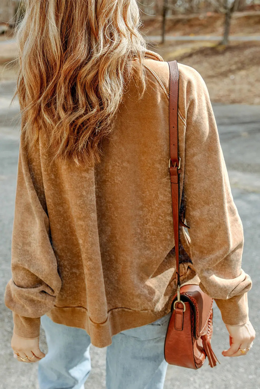 Grey Vintage Washed Flap Pocket Button Shacket - eAura