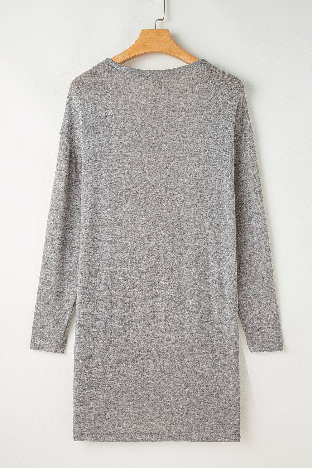 High Rise Solid Colour Open Front Lightweight Cardigan - BB Fashion Outlet