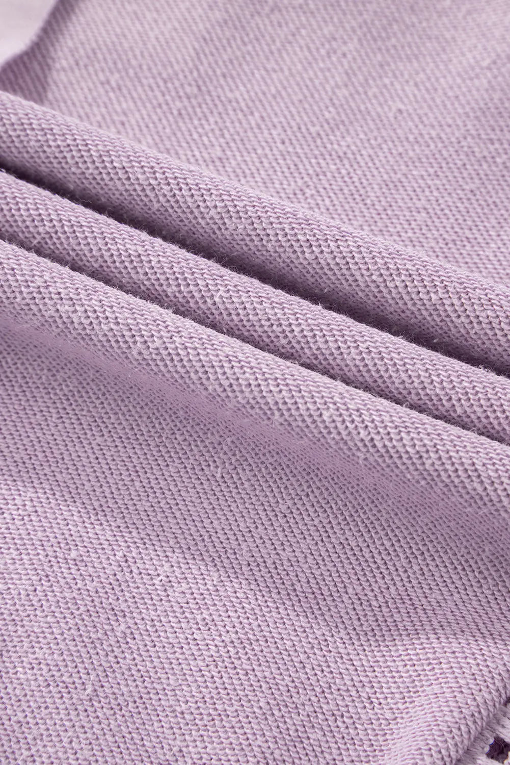 Knit Crochet Exposed Seam Ribbed Trim Sweatshirt - eAura