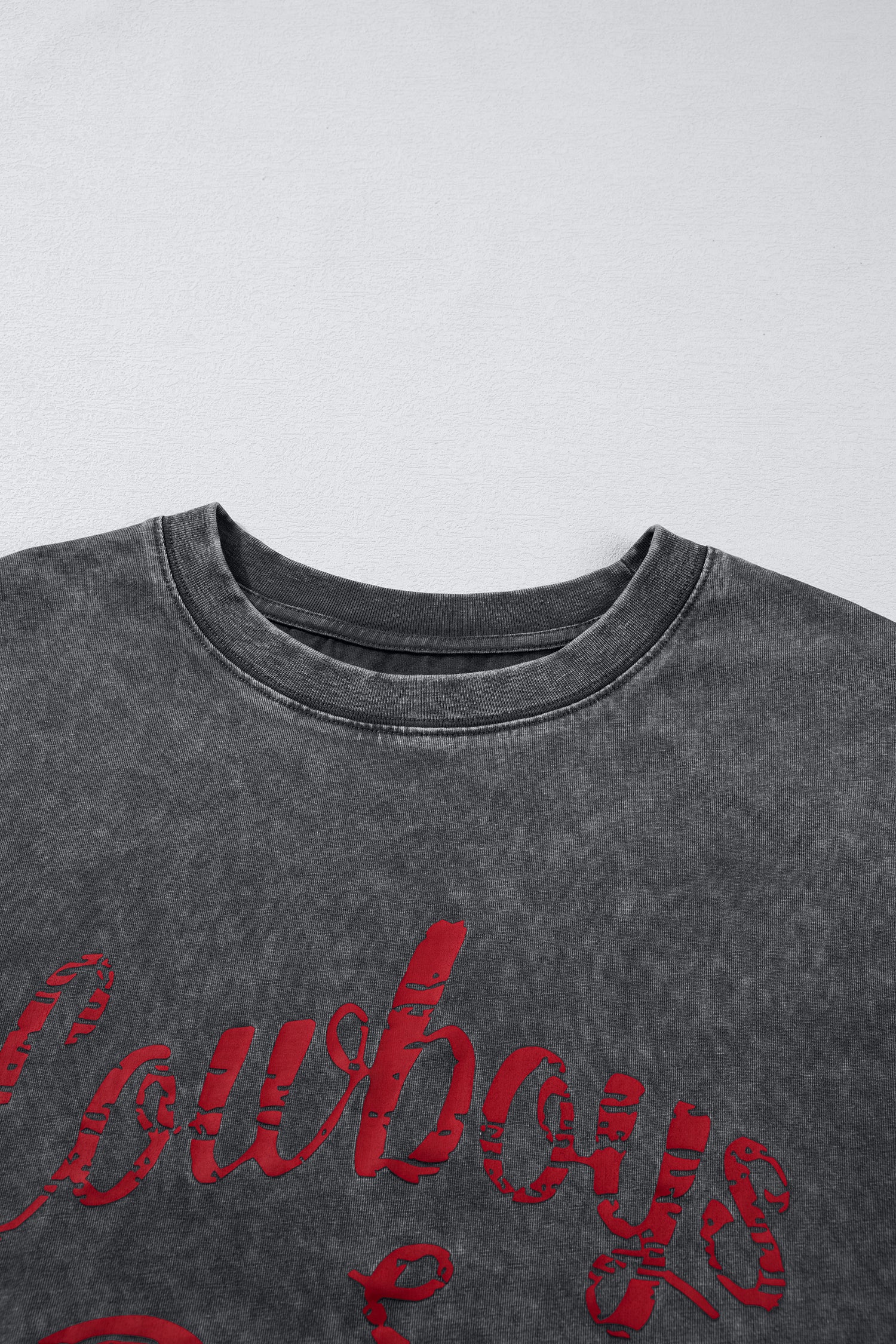 Cowboy & Beer Western Graphic Mineral Wash Tank Top - Tops/Tops Tees