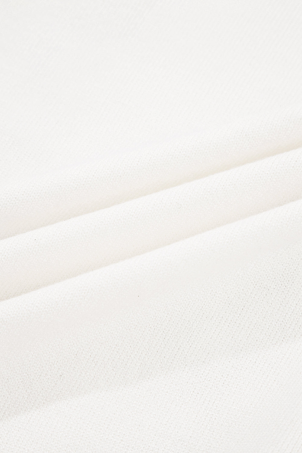 White Floral Embroidered Scallop Hem Cropped Sweater - Sweaters & Cardigans/Sweaters