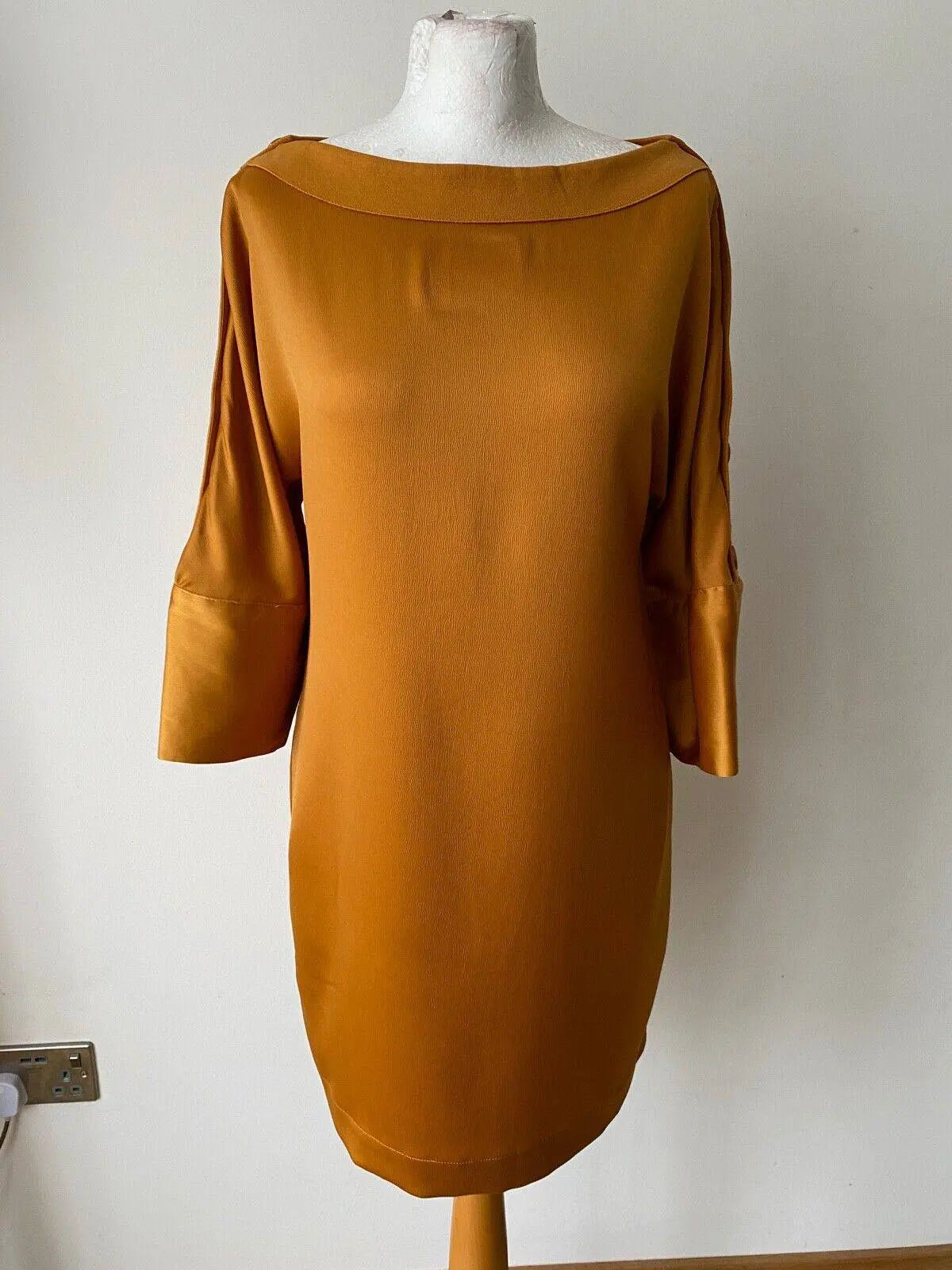 La Redoute Button Detail Tunic Dress Size 10 Available in: Blue, Pink, Yellow - BB Fashion Outlet