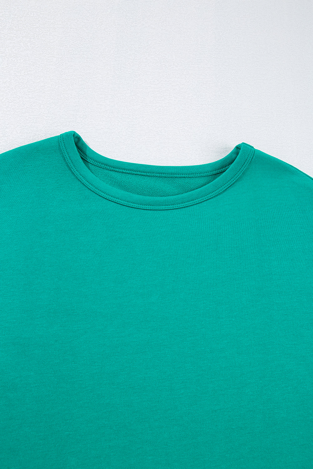 Lapis Solid Colour Mineral Wash Pullover Top and Cargo Trousers Set - eAura