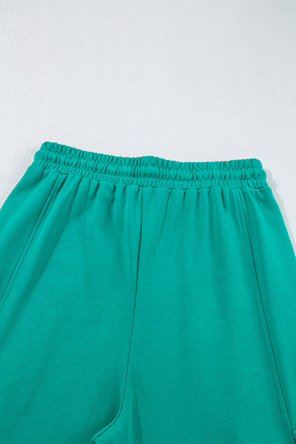 Lapis Solid Colour Mineral Wash Pullover Top and Cargo Trousers Set - eAura