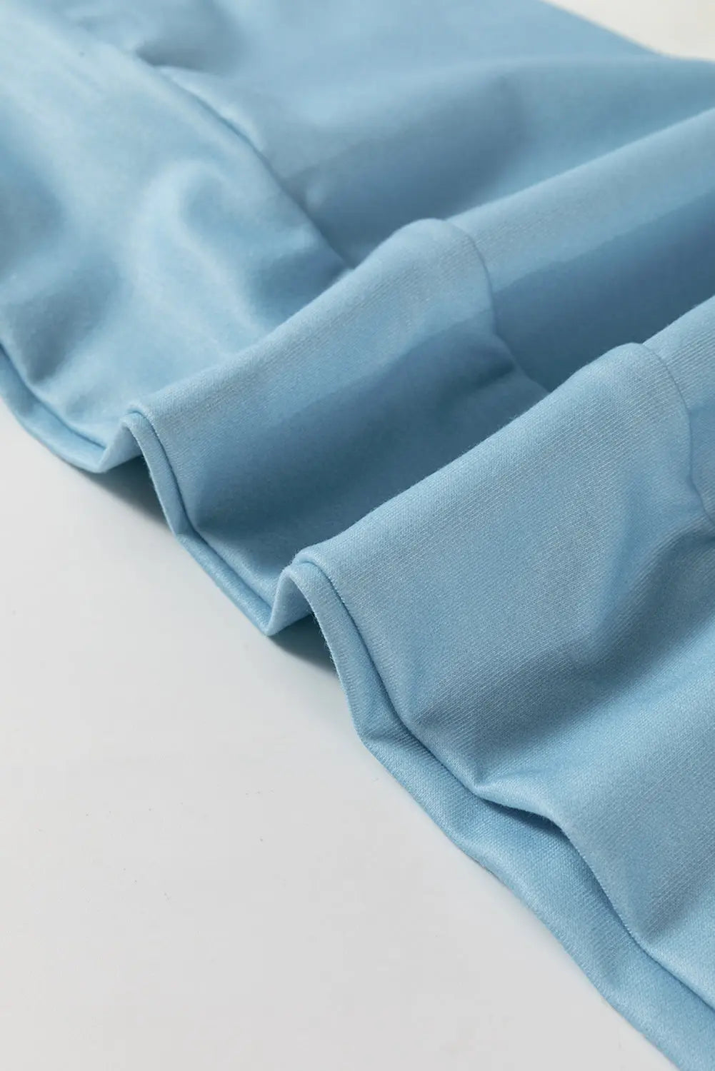 Light Blue Colourblock Striped Drop Shoulder Long Sleeve Top Beagle Boutique Fashion Outlet
