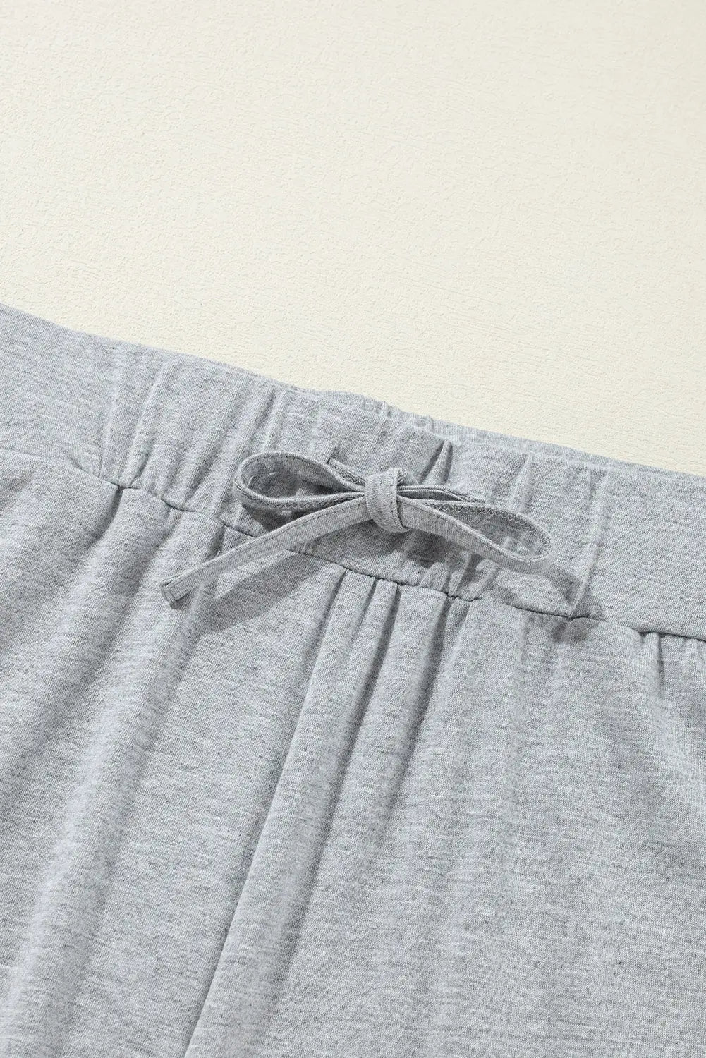 Light Grey Split Long Cardigan and Skinny Trousers Lounge Set eAura