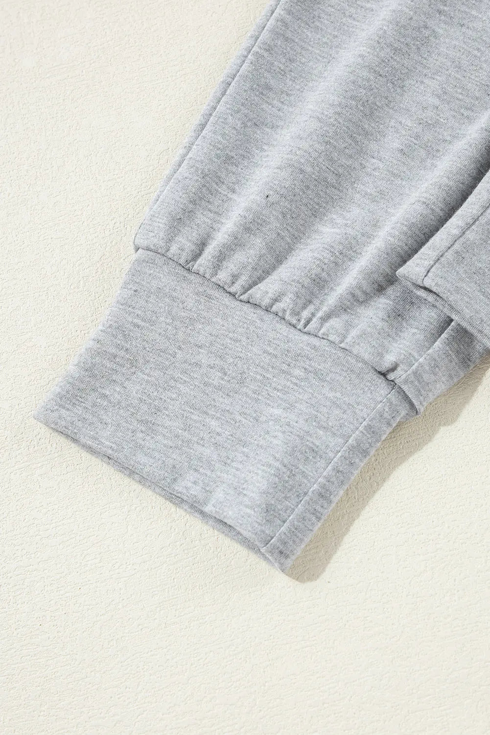 Light Grey Split Long Cardigan and Skinny Trousers Lounge Set eAura