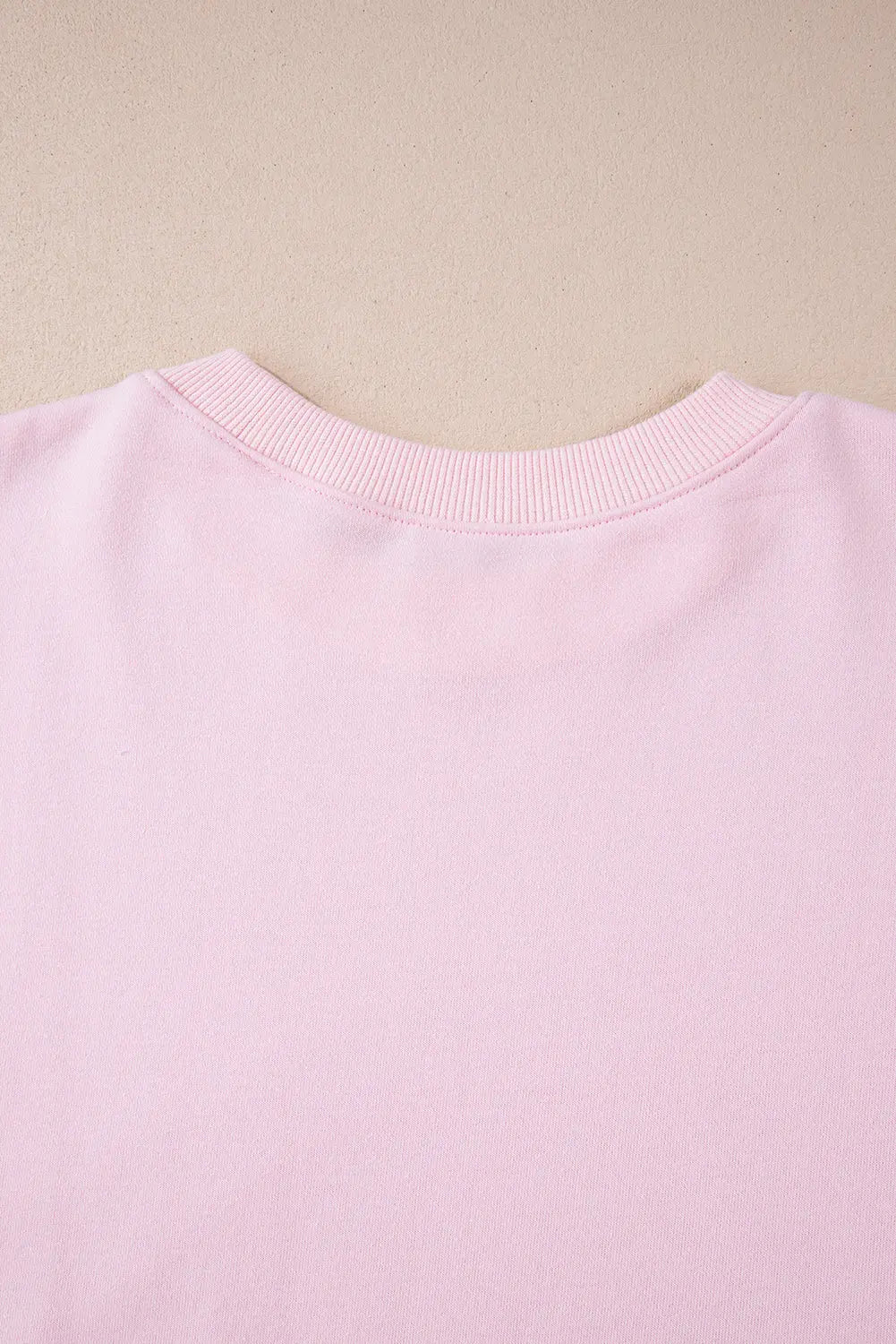 Light Pink Colour Block Batwing Sleeve Loose Fit Sweatshirt Beagle Boutique Fashion Outlet