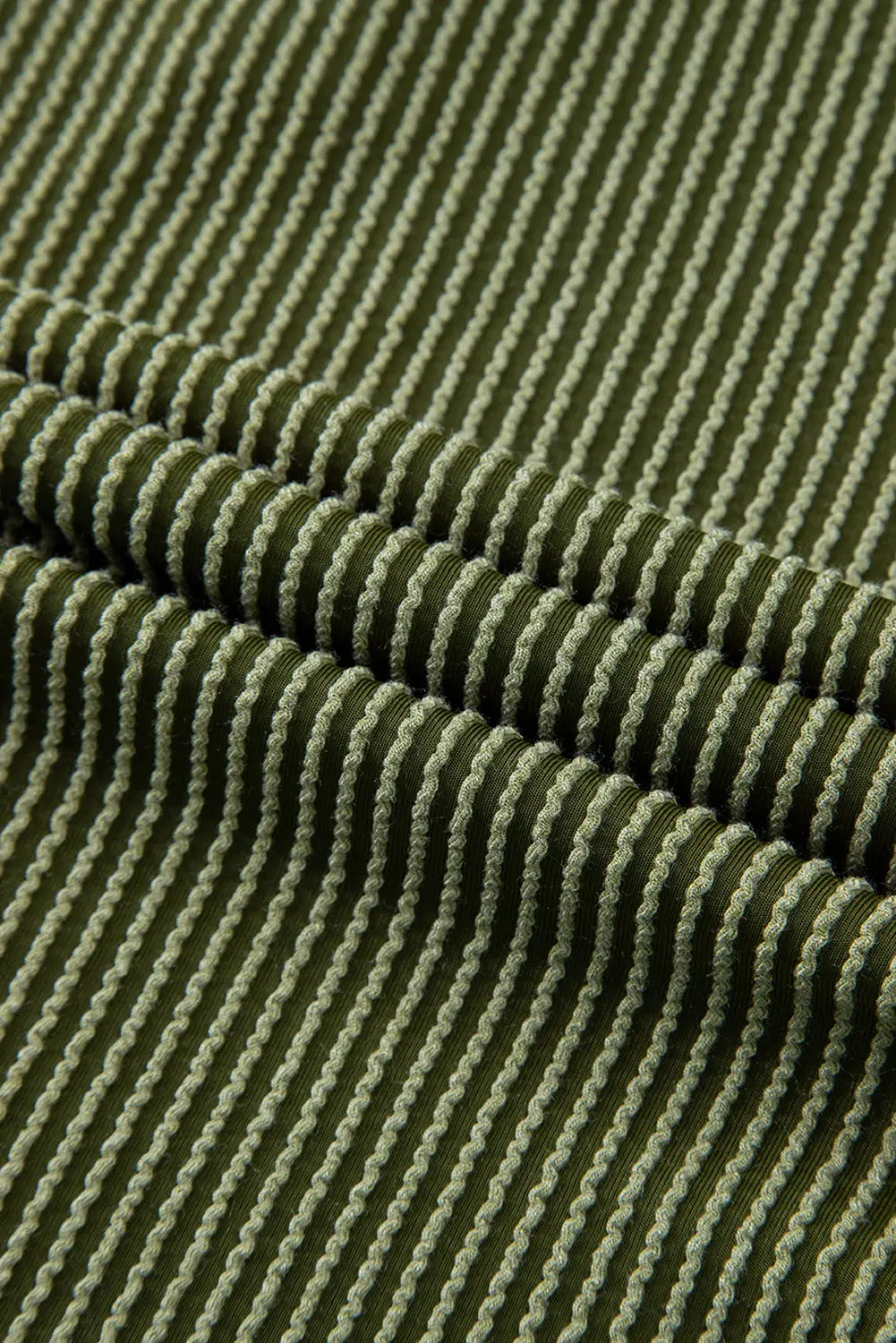 Moss Green Corduroy Buttons Placket Drop Shoulder Collared Shift Dress Beagle Boutique Fashion Outlet