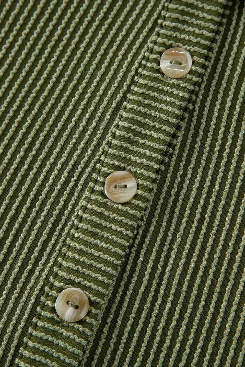 Moss Green Corduroy Buttons Placket Drop Shoulder Collared Shift Dress Beagle Boutique Fashion Outlet