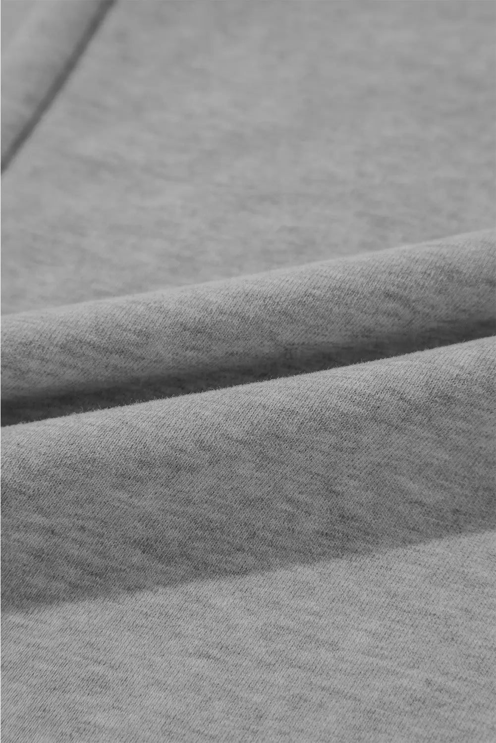 Navy Blue Solid Color Fleece Lined Drawstring Waist Casual Pants - eAura