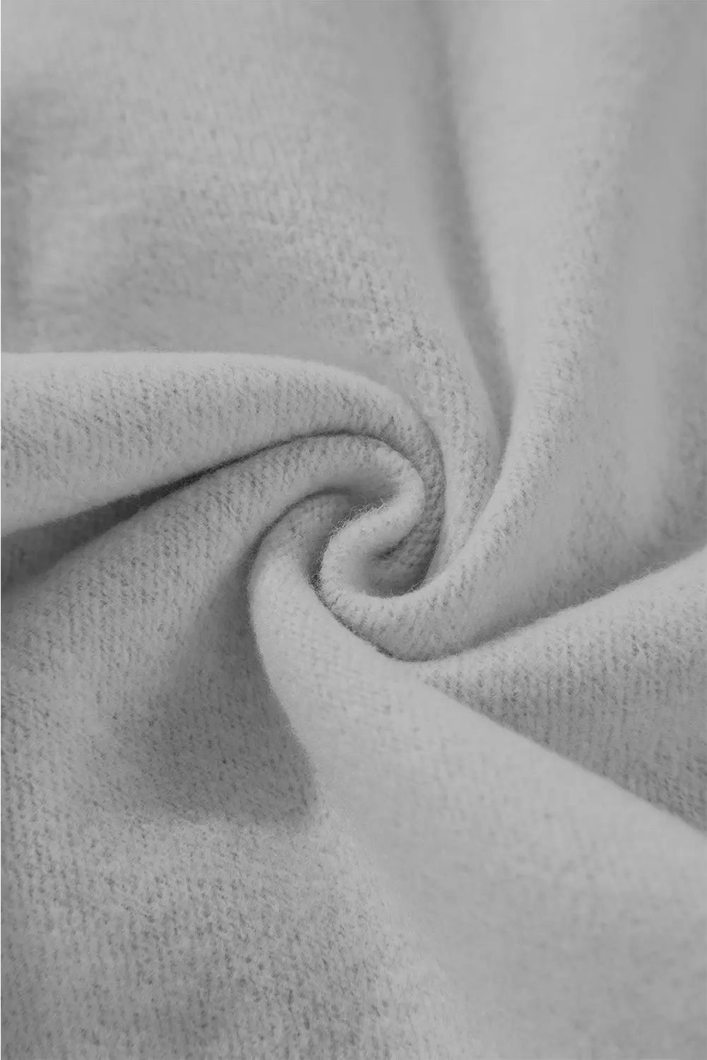 Navy Blue Solid Color Fleece Lined Drawstring Waist Casual Pants - eAura