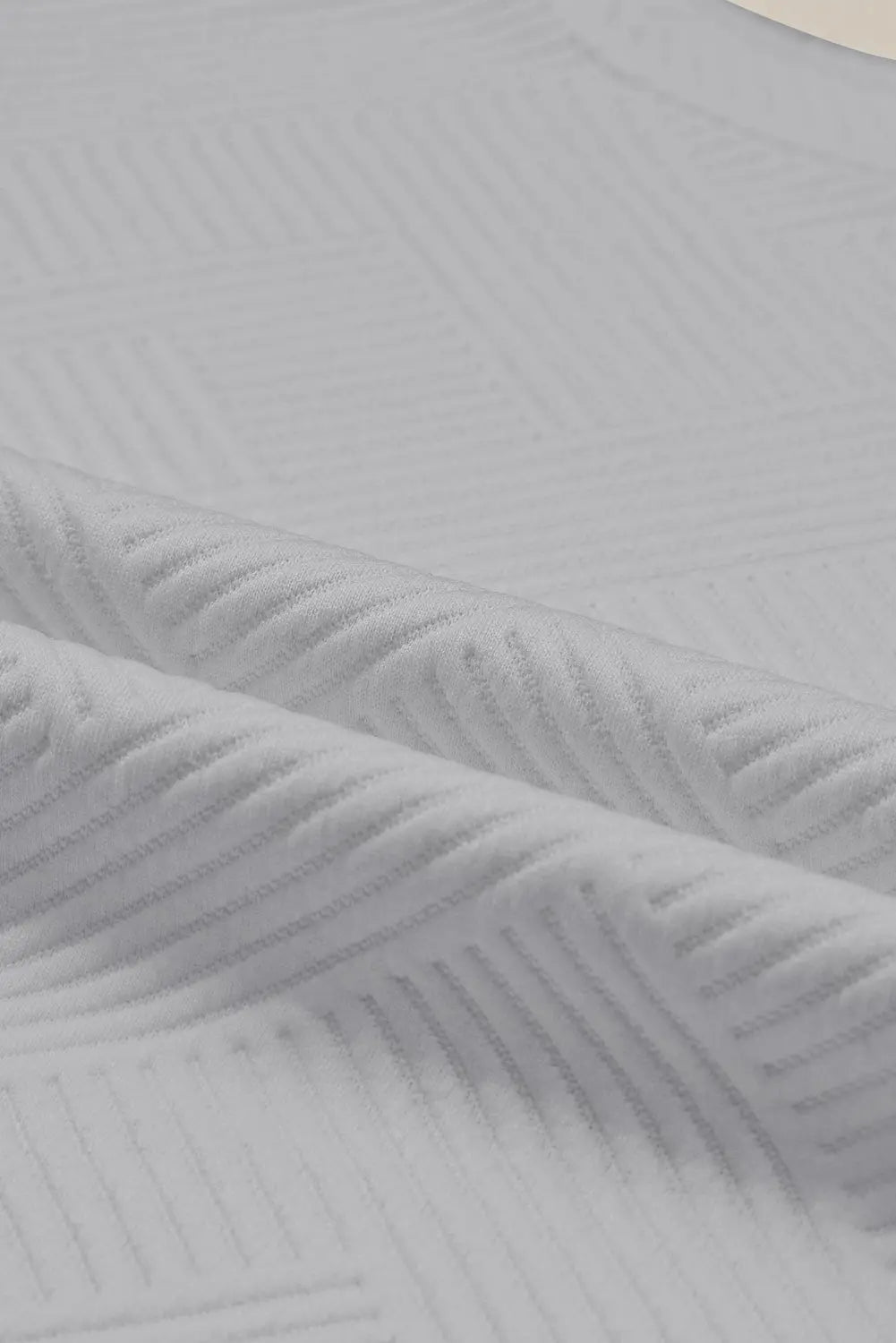 Navy Blue Textured Loose Slouchy Long Sleeve Top and Trousers Set - eAura