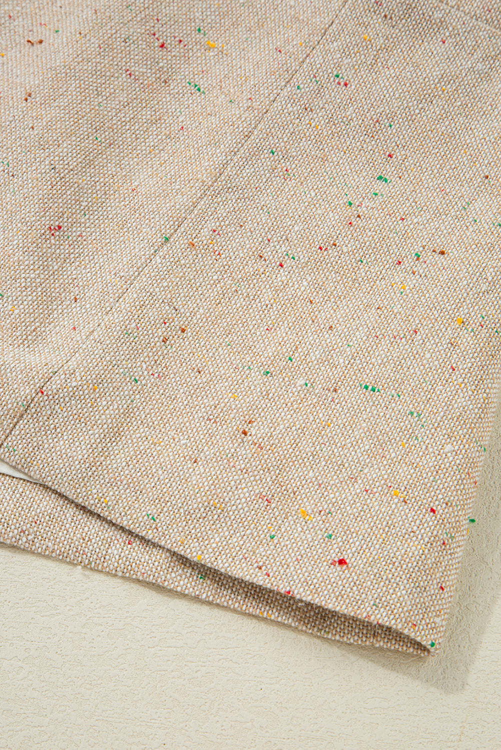 Oatmeal Single Breasted Elegant Suit Jacket - eAura