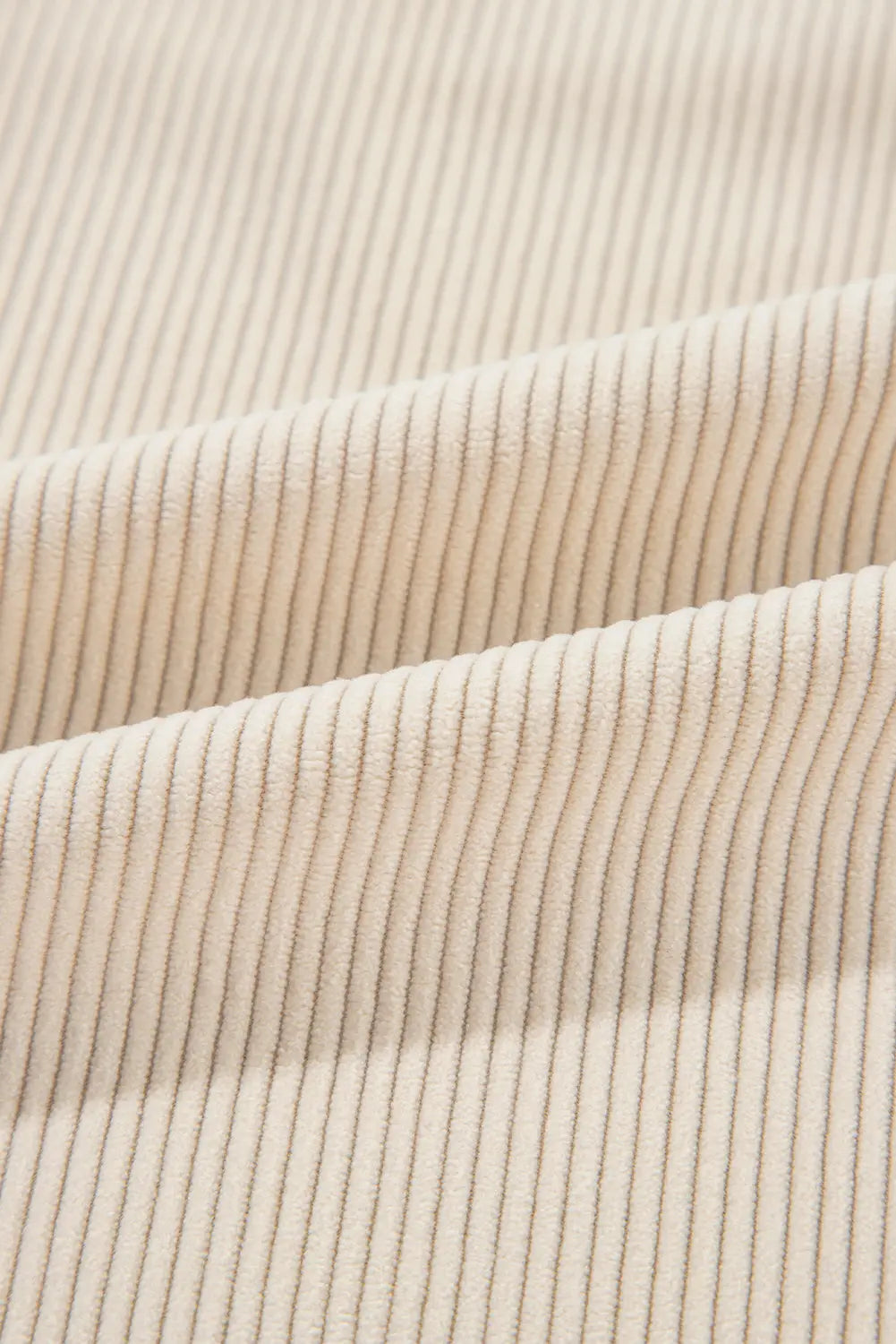 Parchment Houndstooth Corduroy Patchwork Flap Pocket Shacket - eAura