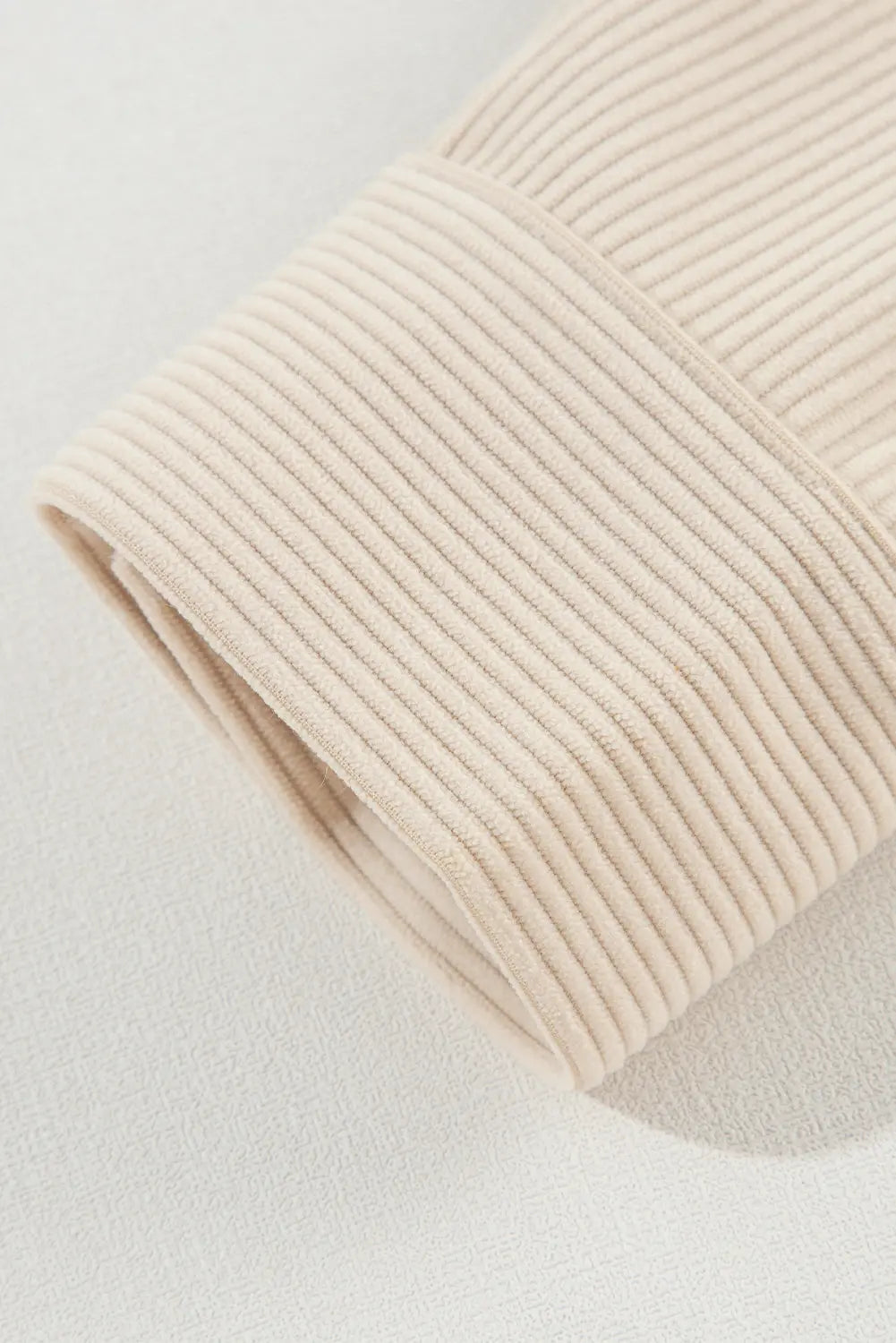 Parchment Houndstooth Corduroy Patchwork Flap Pocket Shacket - eAura