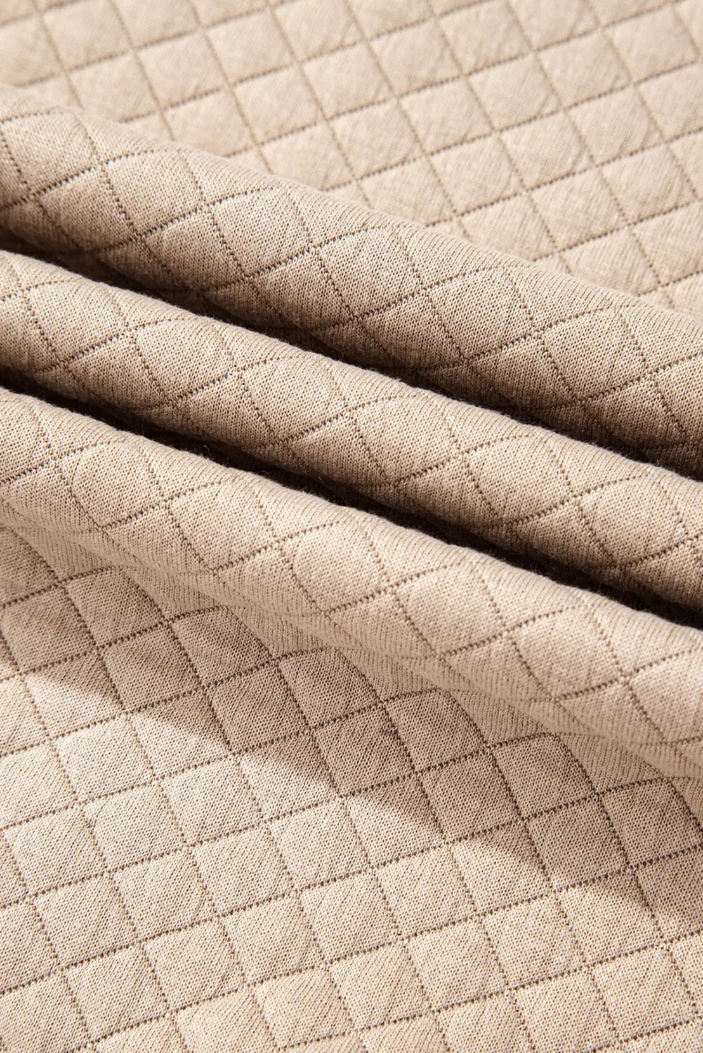 Parchment Solid Colour Quilted Long Sleeve Top and Shorts Set - eAura