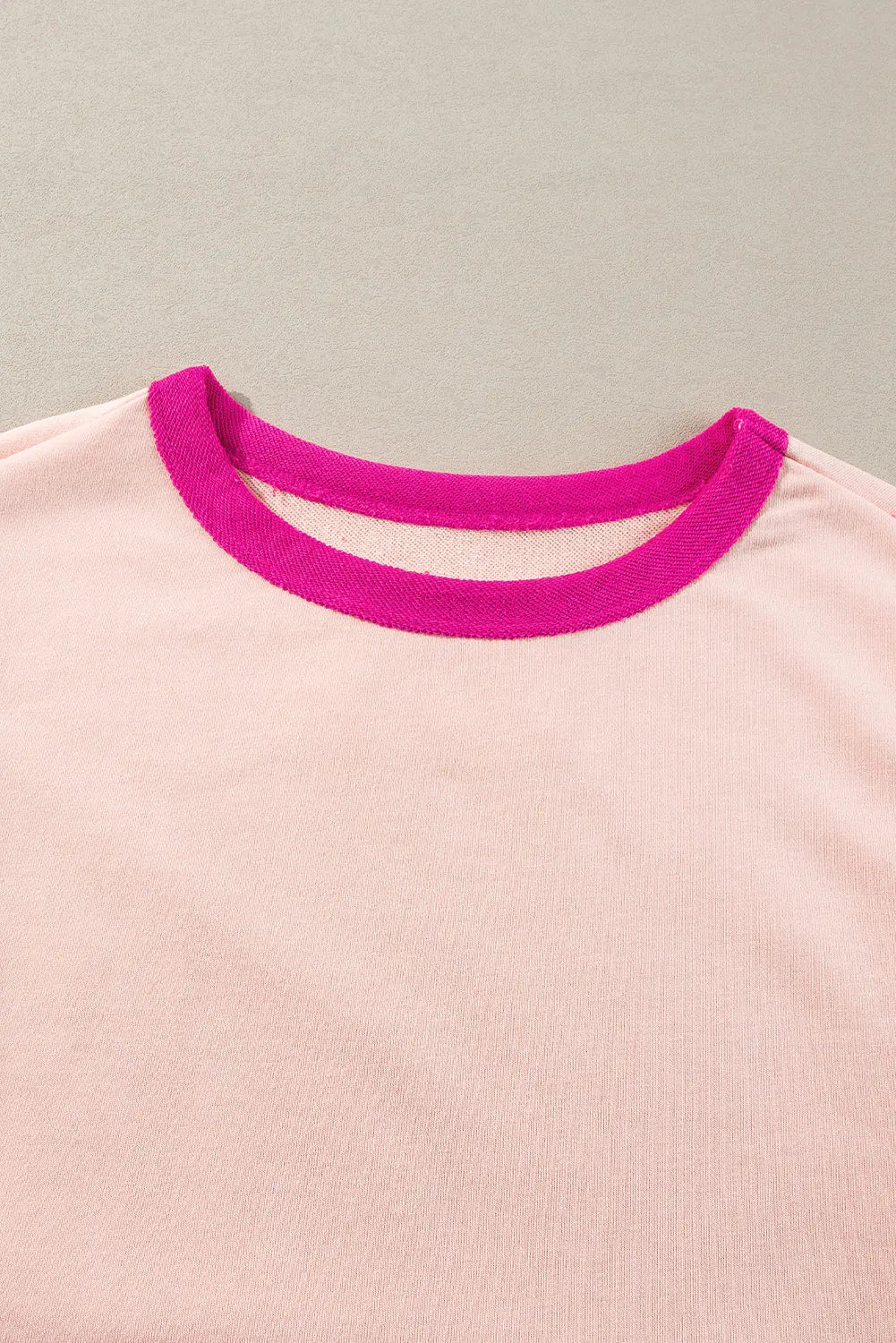 Parchment Star Patchwork Exposed Seam Oversized Sweatshirt Beagle Boutique Fashion Outlet