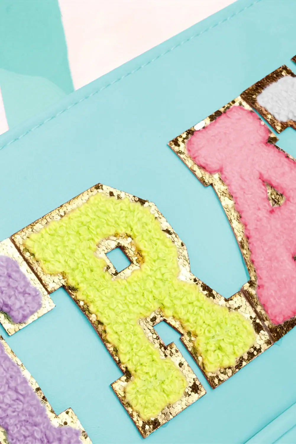 Parchment TRAVEL Letter Print Clear PVC Makeup Bag - eAura