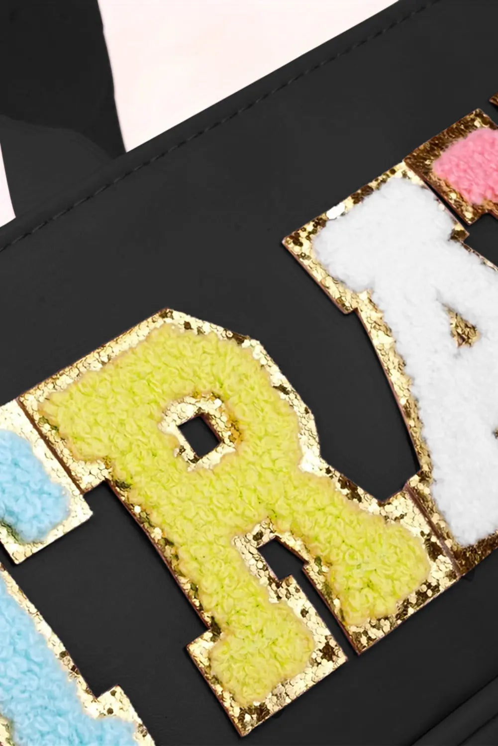 Parchment TRAVEL Letter Print Clear PVC Makeup Bag - eAura