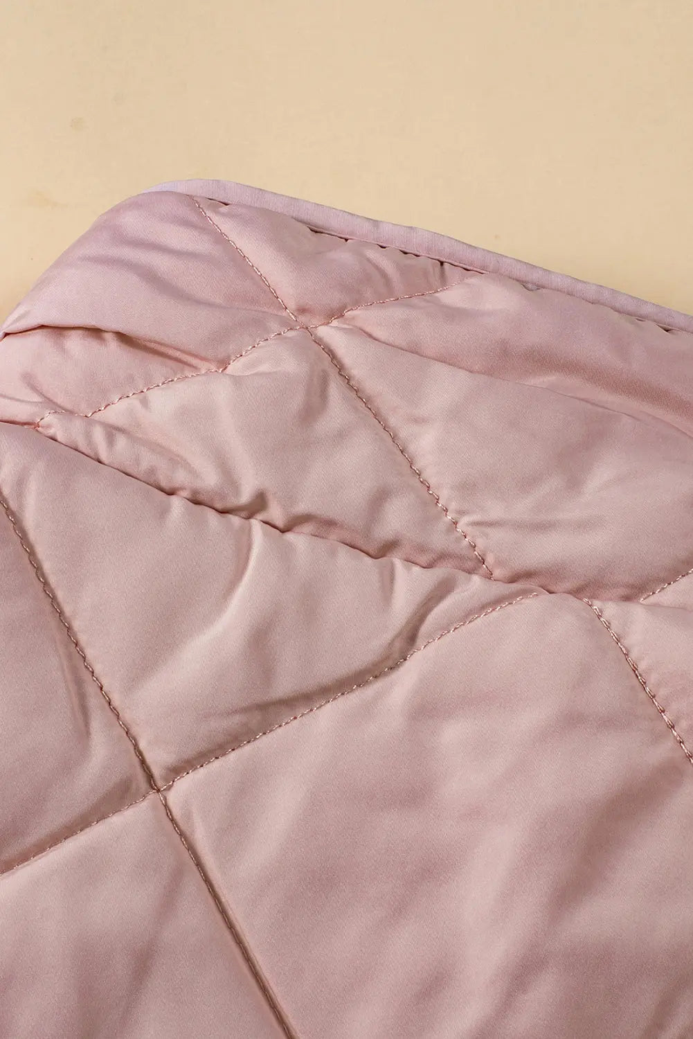 Pink Fleece Lined Quilted Gilet eAura