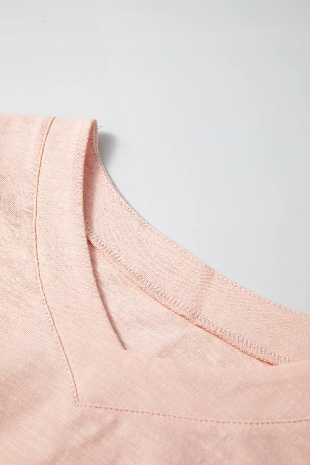 Pink Flower Patchwork Exposed Seam Oversized High Low Top - eAura