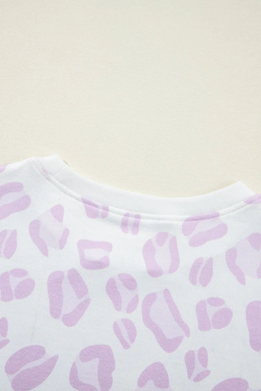 Pink Leopard Animal Print Pullover and Shorts Loungewear eAura