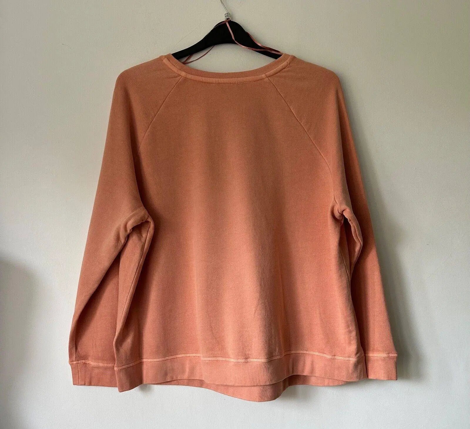 Principles Broderie Sweatshirt Orange Sizes 10, 12, 14, 16, 18, 20, 22, 24, 26 - BB Fashion Outlet