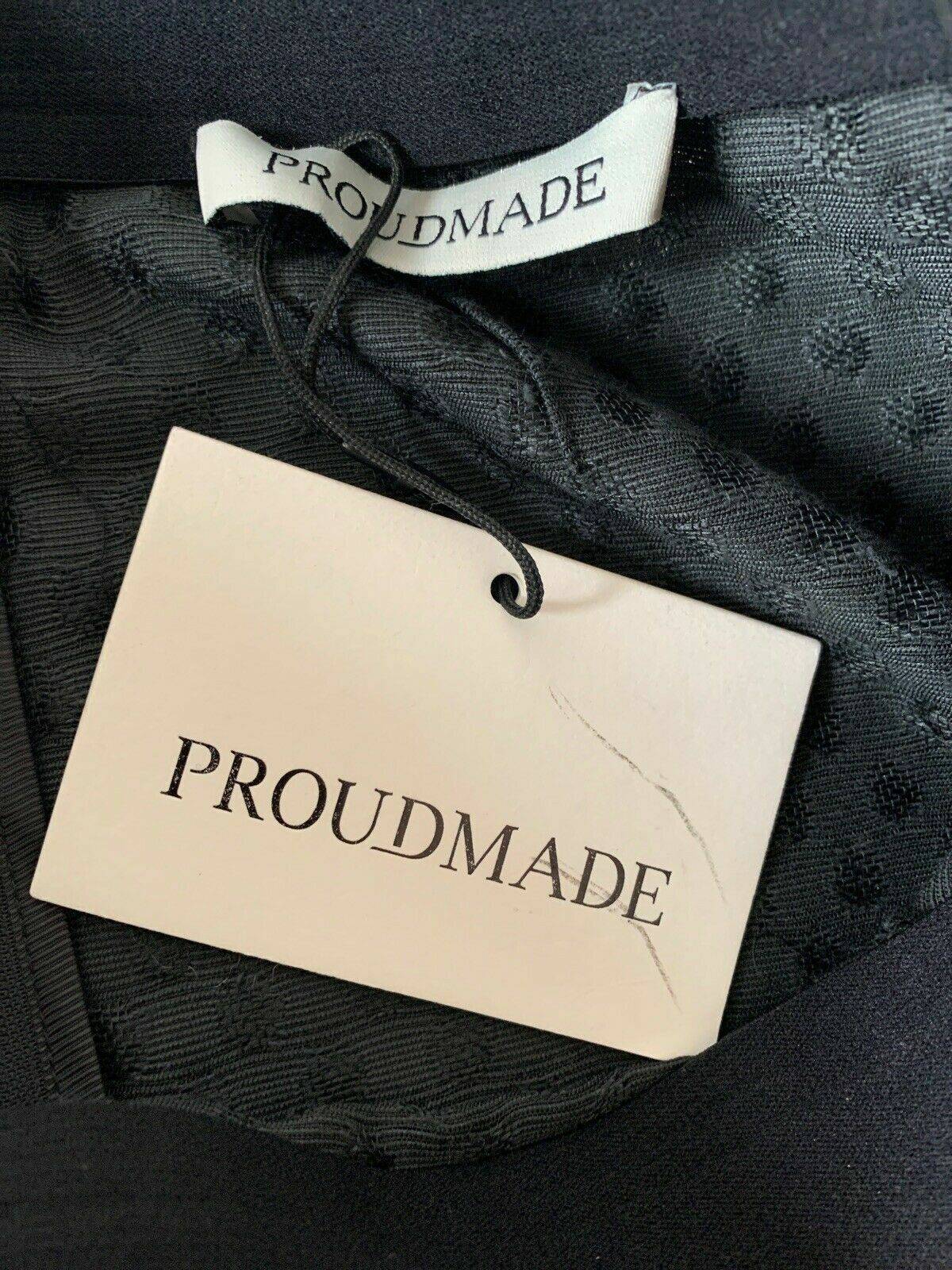 Proudmade Asymmetric Black Skirt Short mini skirt Leather Trims - BB Fashion Outlet