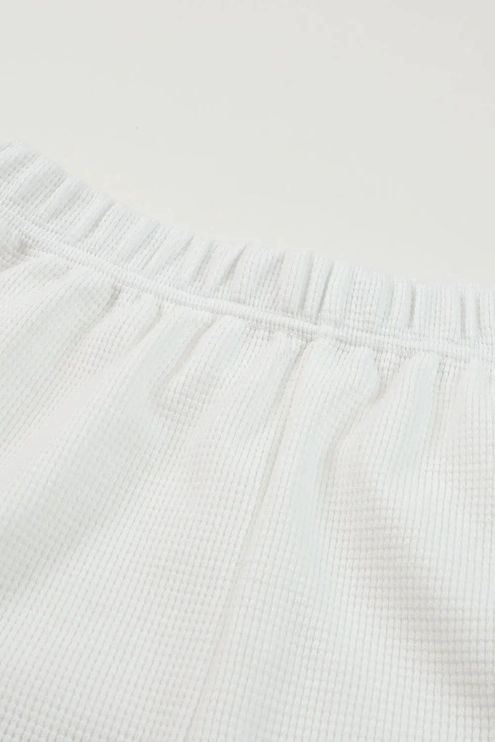 Ribbed Zipper Sweatshirt and High Waist Shorts Set eAura