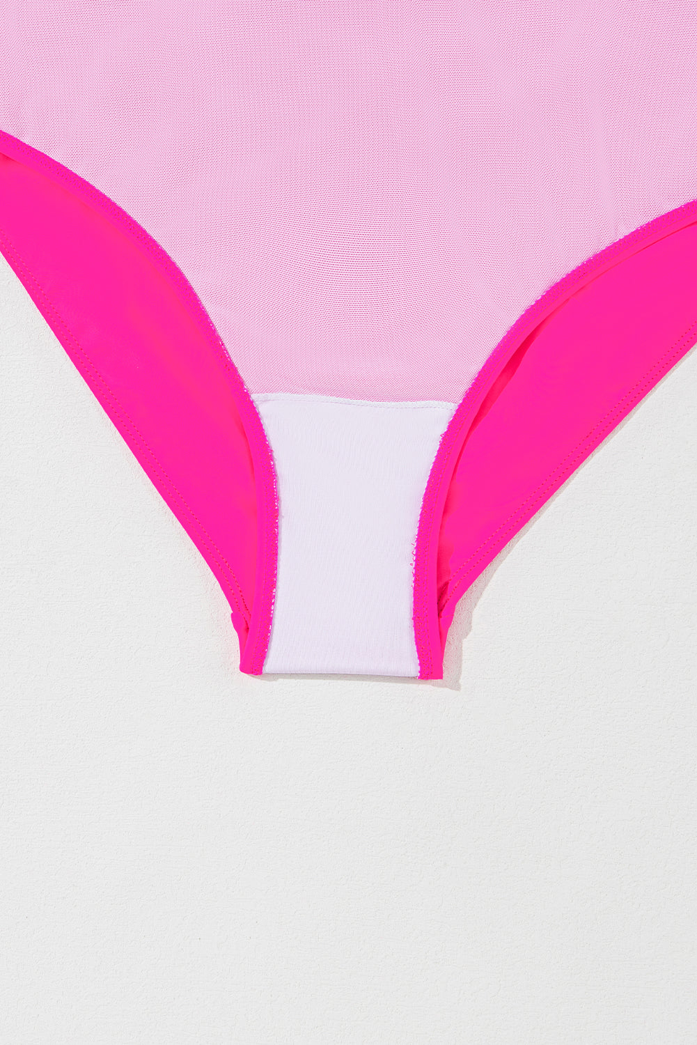 Rose Red Crisscross Straps Tie Back Flared One Piece Swimsuit - Swimwear/Swim Dresses