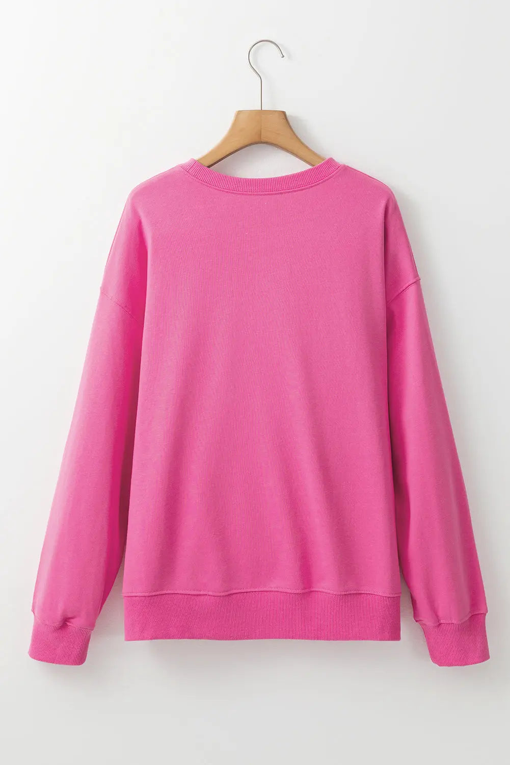 Rose Red Floral MAMA Embroidered Graphic Pullover Sweatshirt Beagle Boutique Fashion Outlet