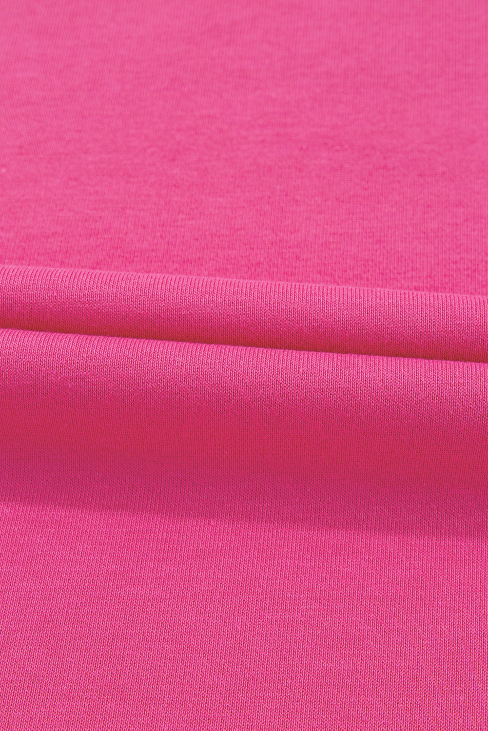 Rose Red Plus Size Printed Patchwork Sleeve Split Sweatshirt - eAura