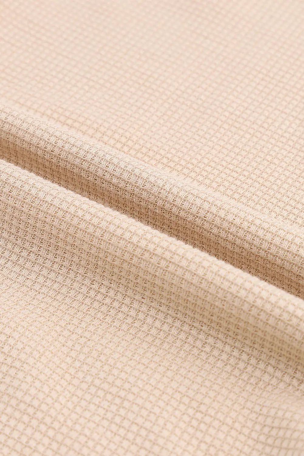 Rose Thermal Waffle Knit Full Zipper Hooded Jacket - eAura