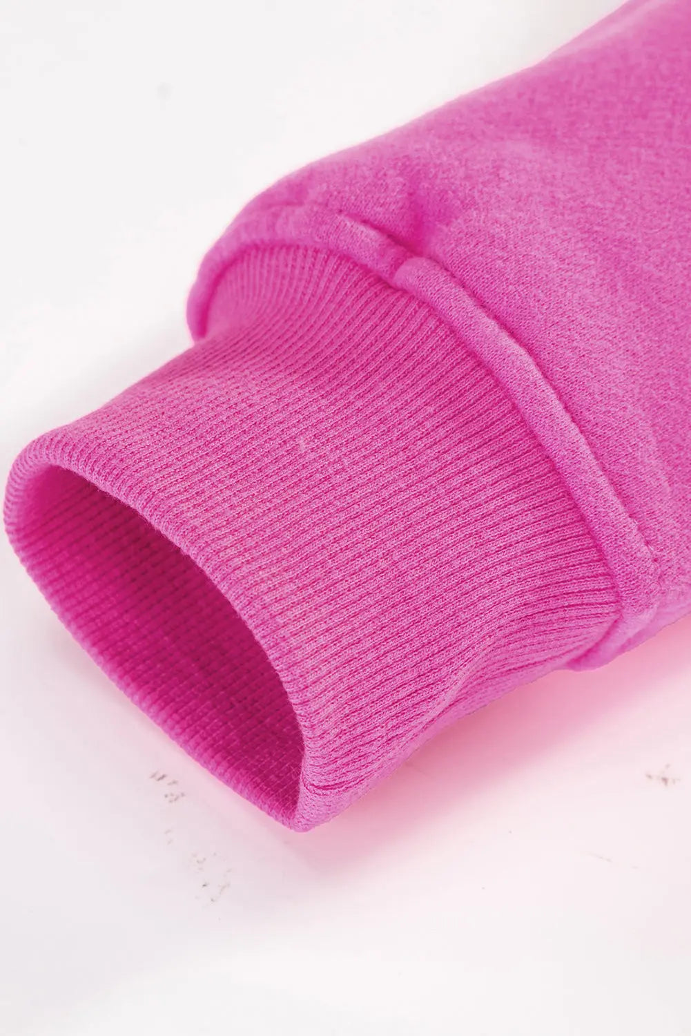 Sachet Pink Colourblock Patchwork Drop Shoulder Ribbed Trim Sweatshirt Beagle Boutique Fashion Outlet