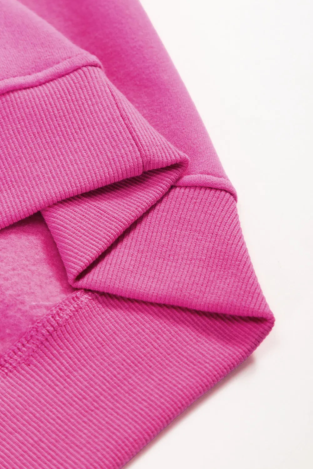 Sachet Pink Colourblock Patchwork Drop Shoulder Ribbed Trim Sweatshirt Beagle Boutique Fashion Outlet