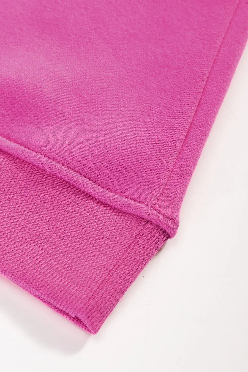 Sachet Pink Colourblock Patchwork Drop Shoulder Ribbed Trim Sweatshirt Beagle Boutique Fashion Outlet