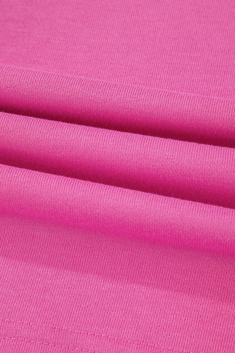 Sachet Pink Solid Drop Shoulder Drawstring Cropped Hoodie - eAura