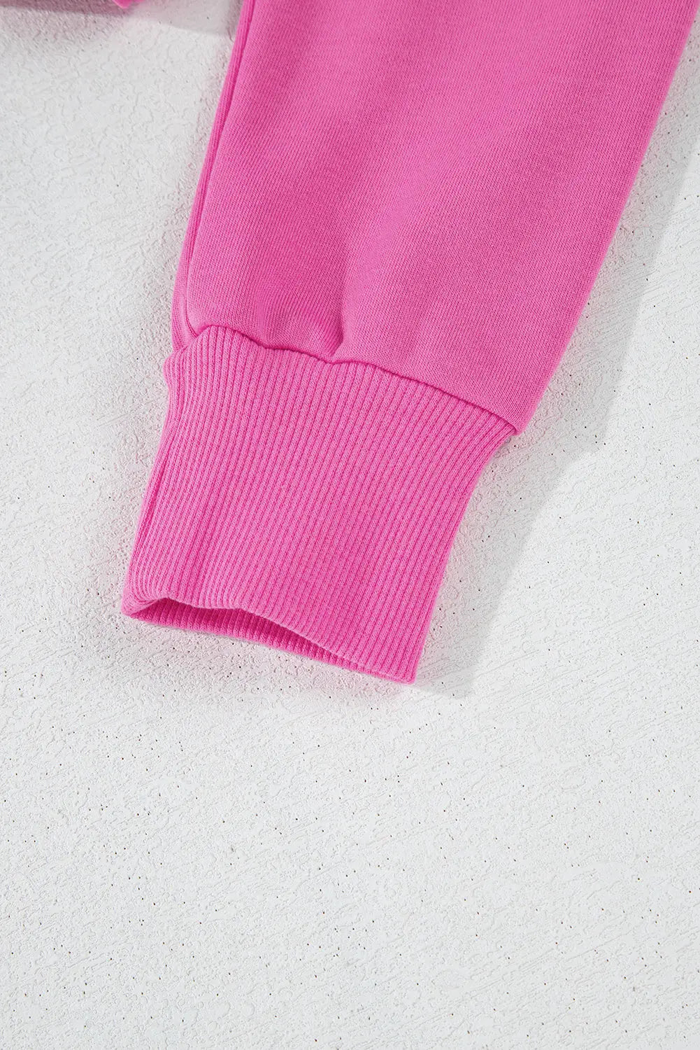 Sachet Pink Solid Drop Shoulder Drawstring Cropped Hoodie - eAura