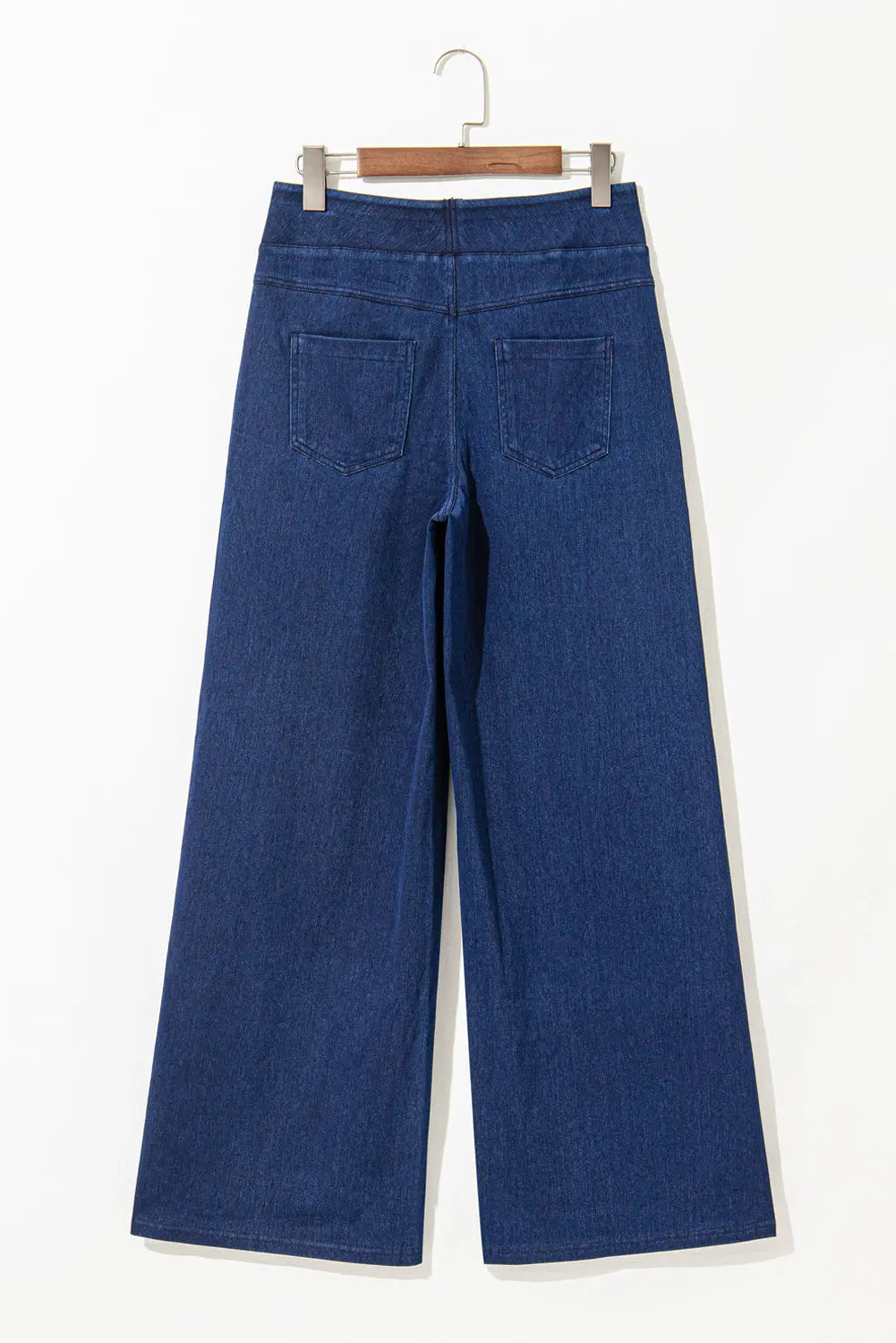 Sail Blue Medium Wash Straight Leg Loose Casual Jeans eAura