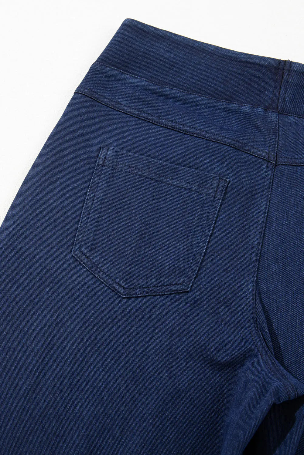Sail Blue Medium Wash Straight Leg Loose Casual Jeans eAura