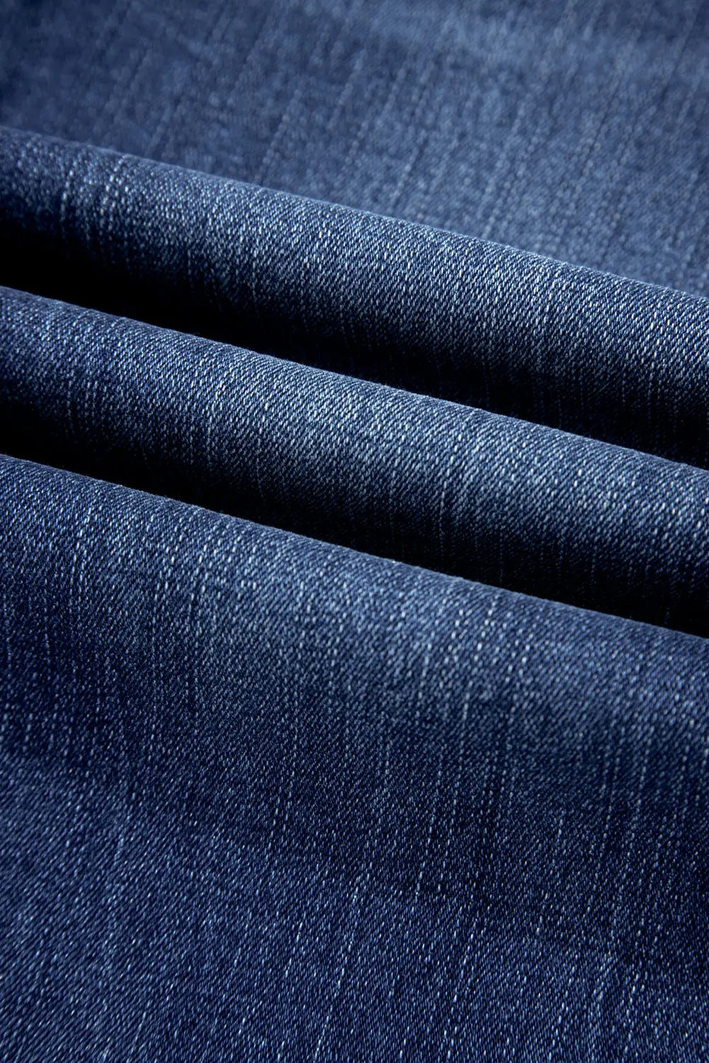 Sail Blue Mineral Wash Raw Hem High Waist Flared Jeans eAura