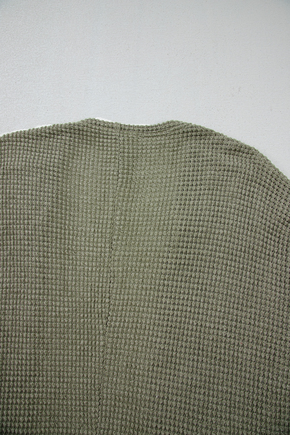 Seagrass Waffle Knit Drop Shoulder Open Front Pocketed Plus Size Cardigan - eAura