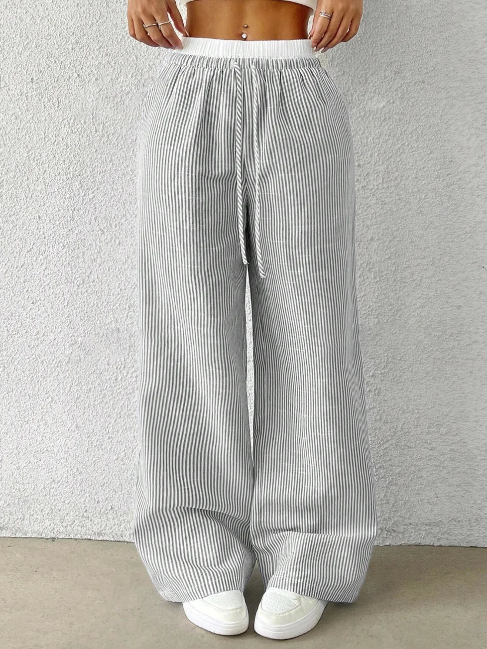Womens pants black solid color casual fashion elegant Japanese Korean European and American mature autumn and winter eprolo