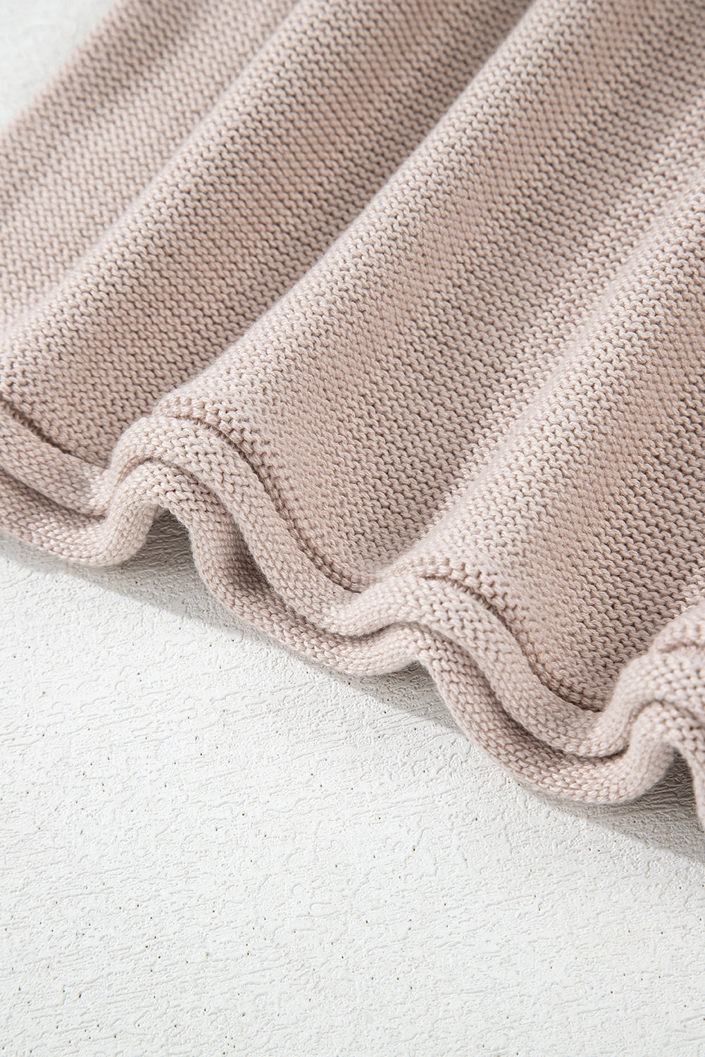 Simply Taupe Colourblock Exposed Seam Round Neck Sweater - Sweaters & Cardigans/Sweaters