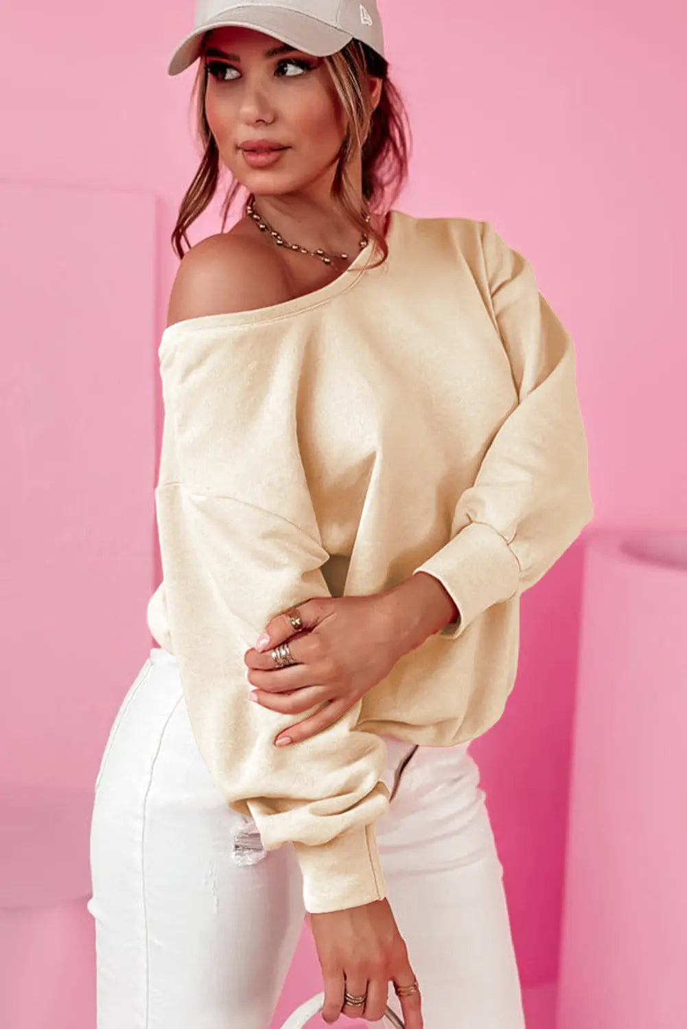 Sky Blue Bowknot Dewback Round Neck Sweatshirt Beagle Boutique Fashion Outlet