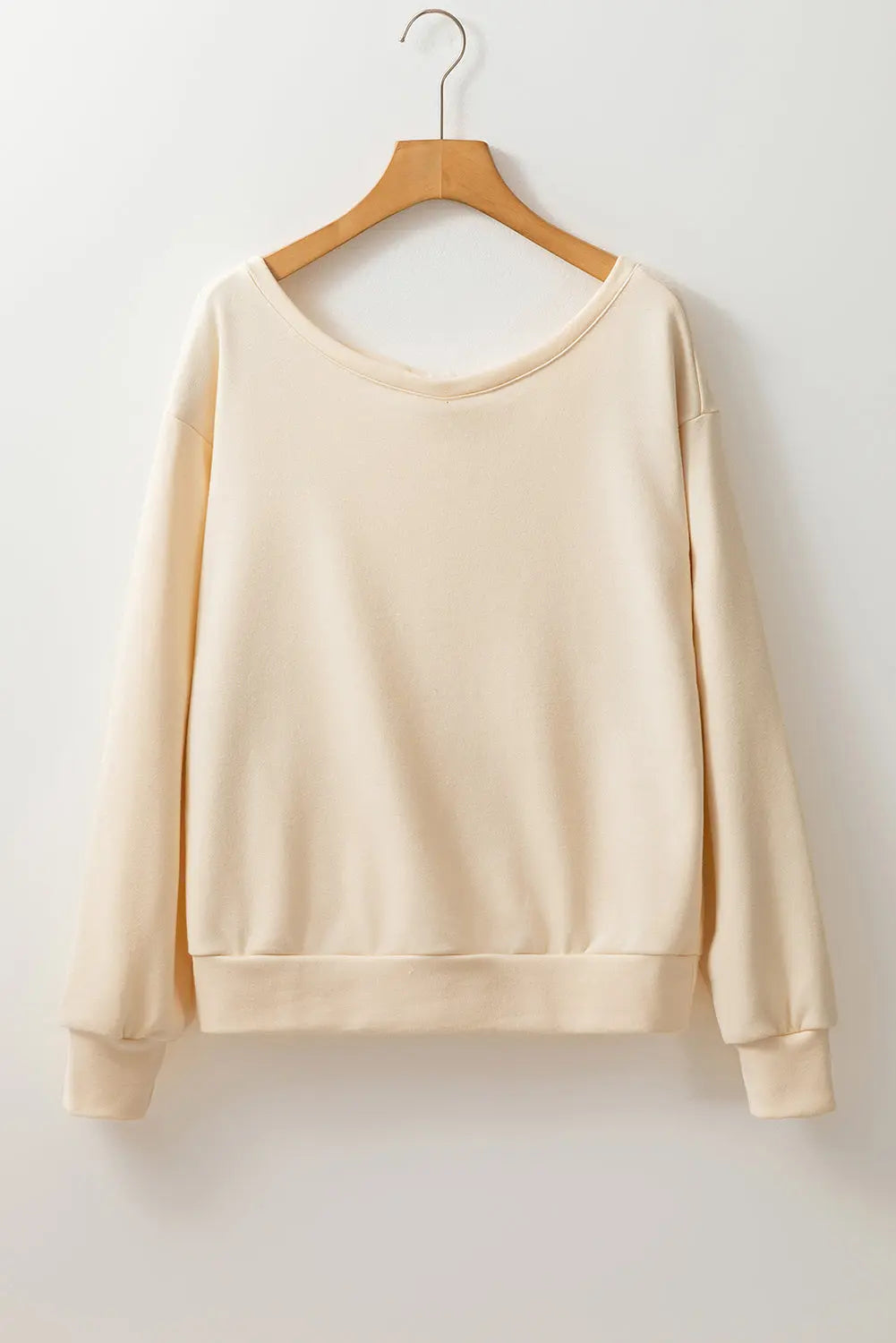 Sky Blue Bowknot Dewback Round Neck Sweatshirt Beagle Boutique Fashion Outlet