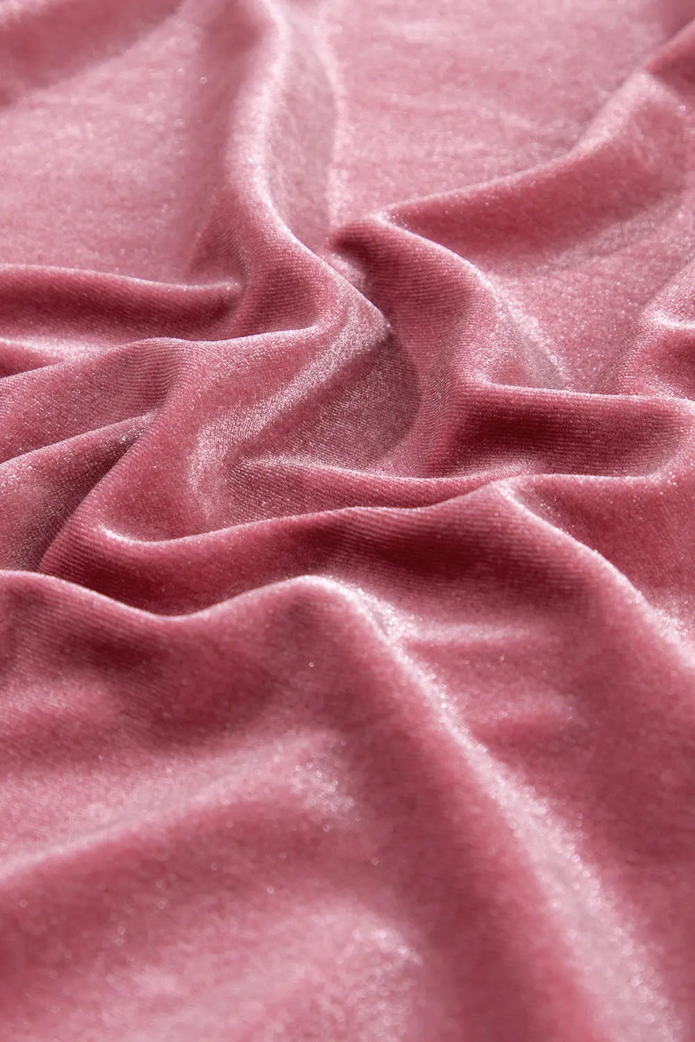 Sky Blue Fiery Mock Neck Puff Sleeve Velvet Blouse - eAura