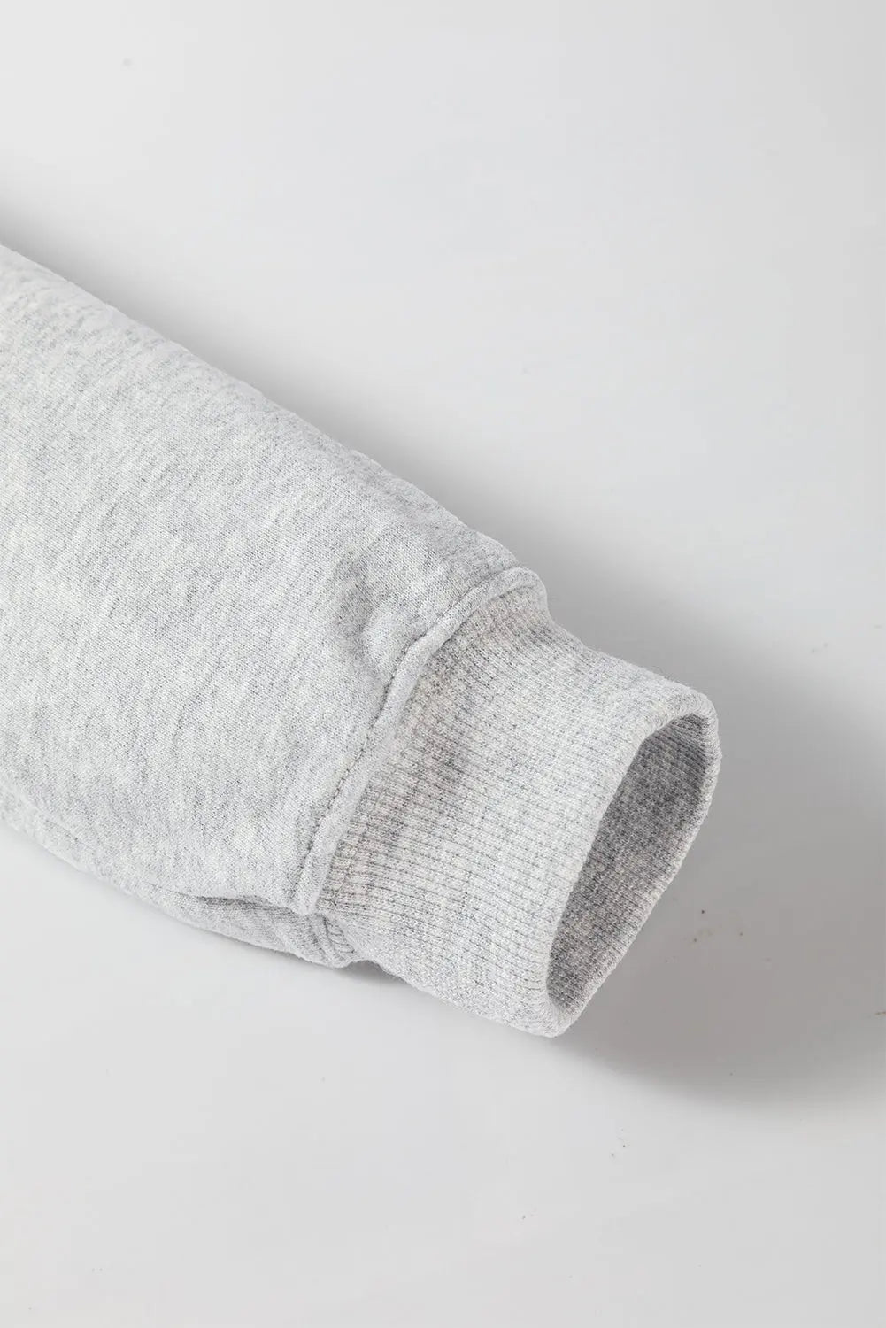 Smoke Green Plain Drop Shoulder Crewneck Pullover Sweatshirt - eAura